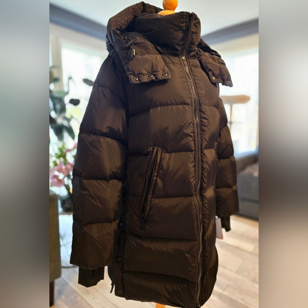 SAM. Addison Detachable hood Down Coat Black Size M - Picture 8 of 16